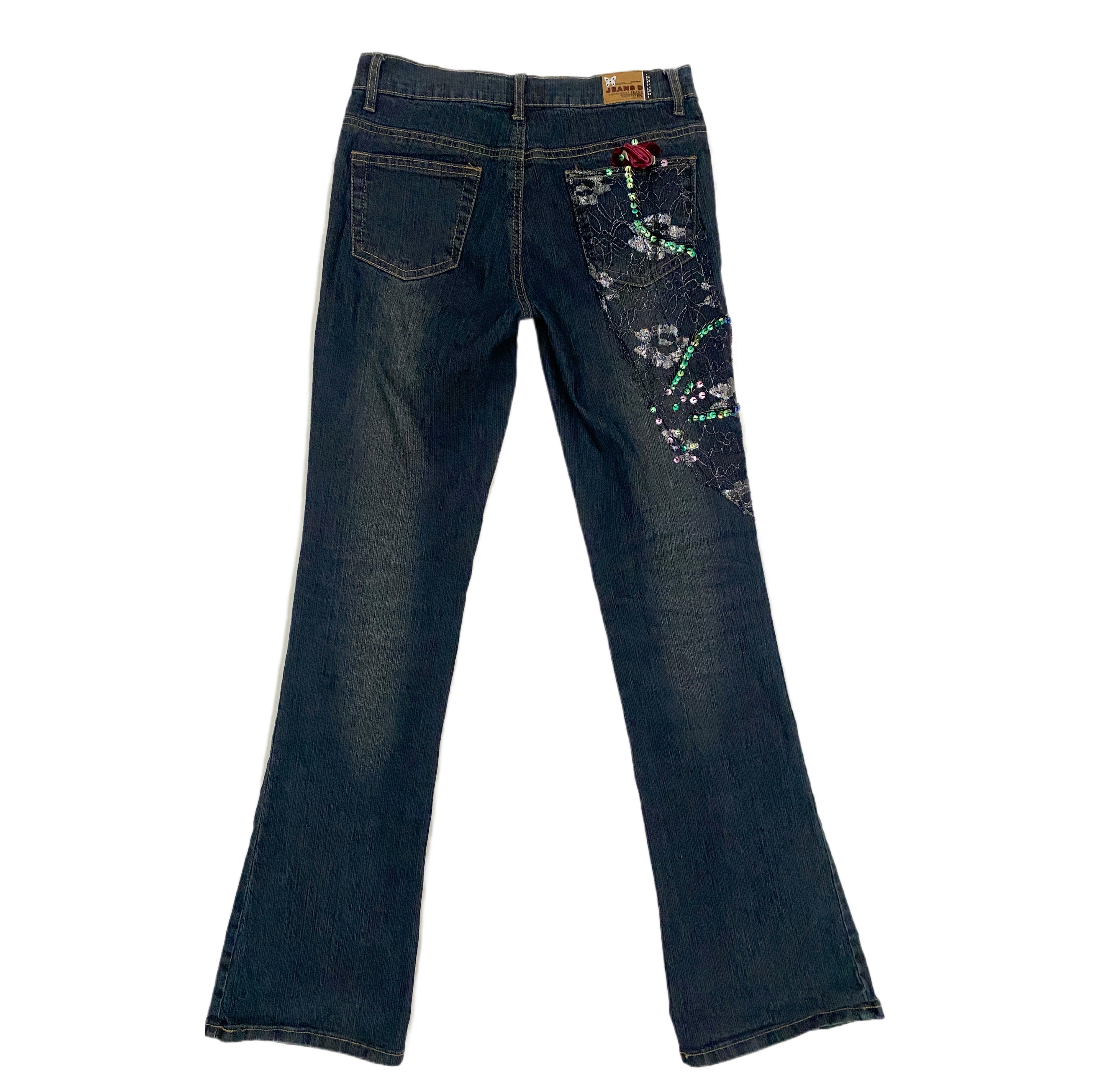 Rosette Embellished Flares (XS)