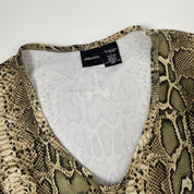 90s Snakeskin Top (M/L)