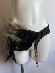 Star Power Custom Faux Fur Belt (S/M)