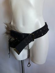Star Power Custom Faux Fur Belt (S/M)