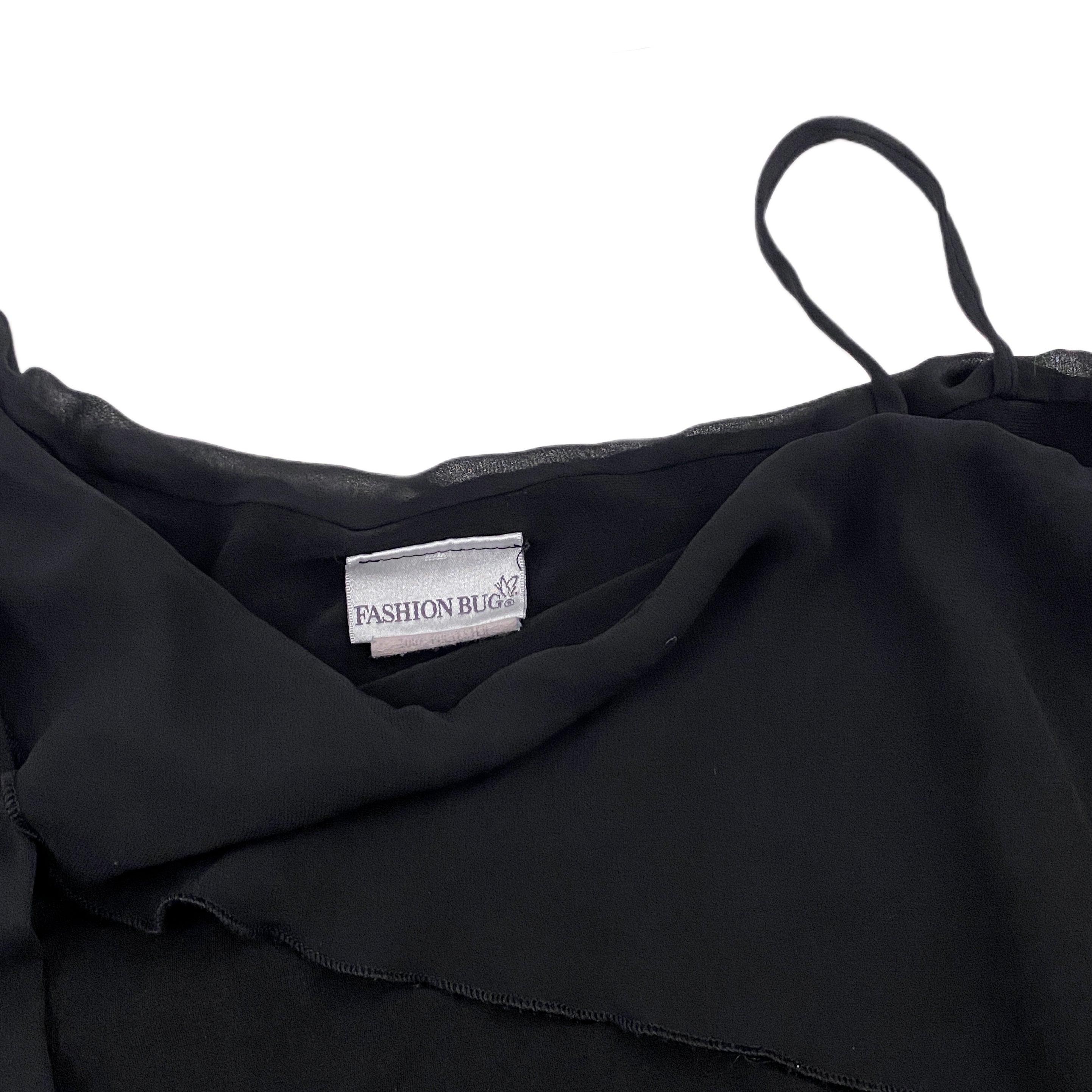 Early 2000's Noir Romantic Top (XL)