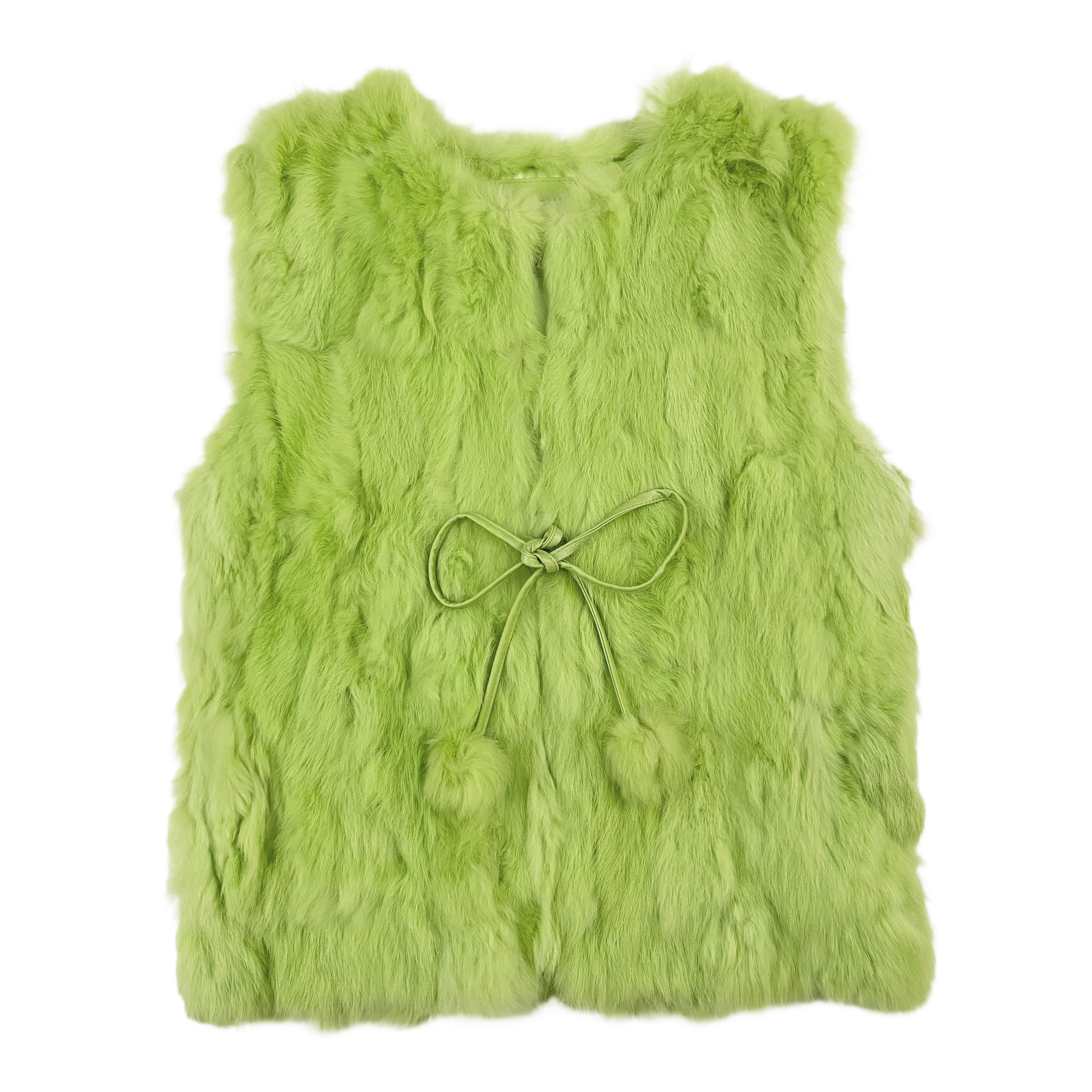 Lime Rabbit Lime Rabbit Fur Vest – Holy Thrift