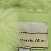 Lime Rabbit Fur Vest