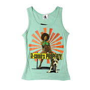 Girl With Dog Graphic Tank (S)