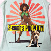 Girl With Dog Graphic Tank (S)
