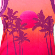 Palm Tree Sunset Graphic Tank (S)