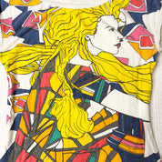 Abstract Portrait Graphic Top (M)