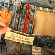 Vintage Funky Cargo Style Jeans (XS/S)