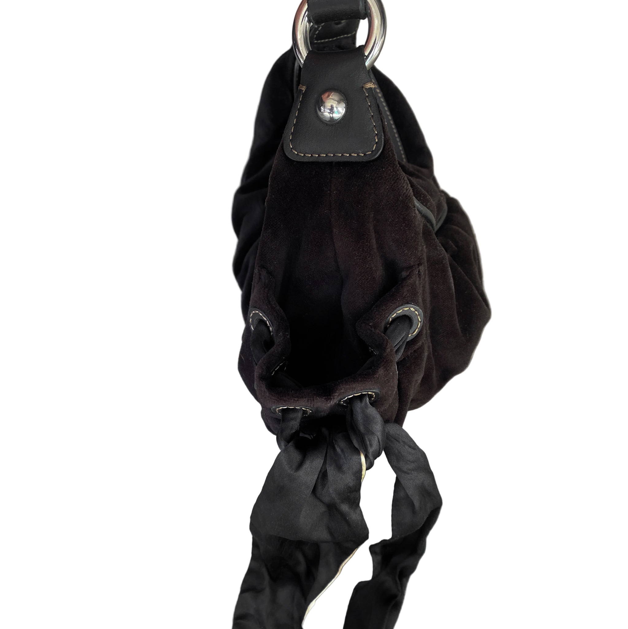 2000s Royal Juicy Velour Hobo Bag