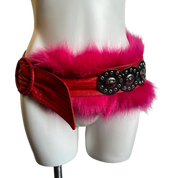 Hot To Go Faux Fur Custom Belt (M/L)