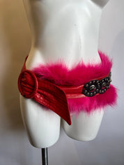 Hot To Go Faux Fur Custom Belt (M/L)