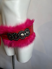 Hot To Go Faux Fur Custom Belt (M/L)