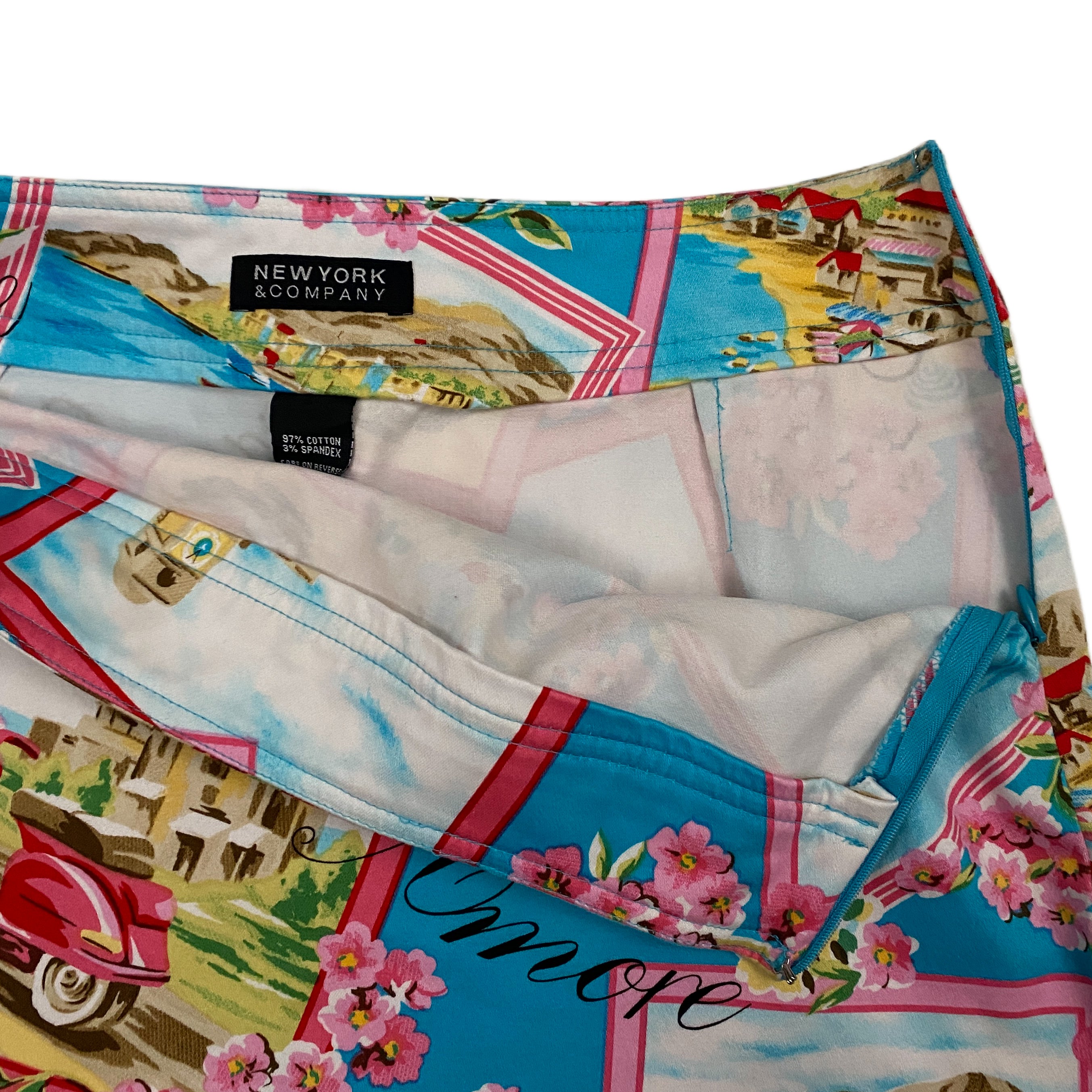 Ciao Bella Postcard Mini Skirt (S/M)