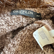 Furry Knit Duster Cardigan (S/M)