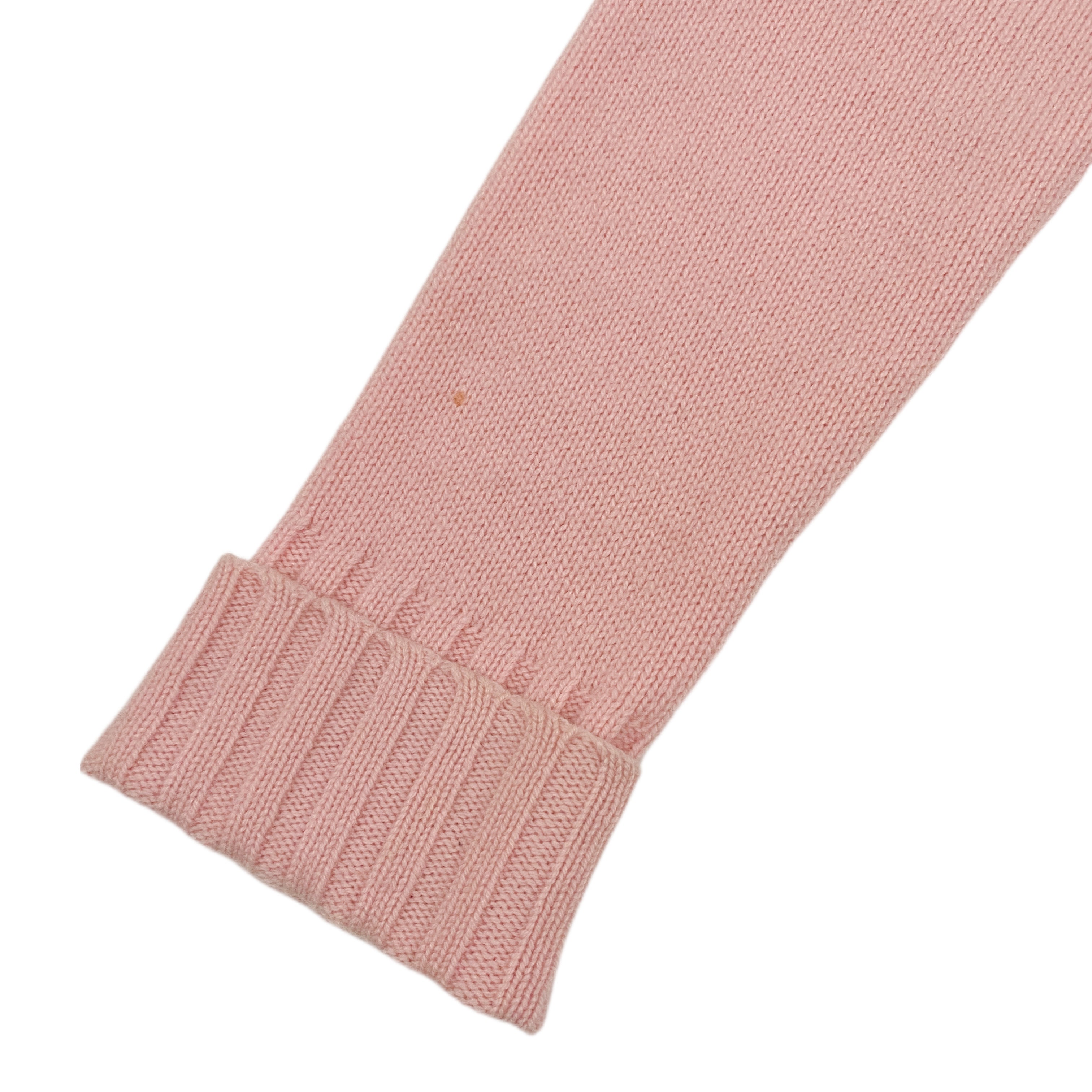 Rose Quartz Double Zip Cashmere Sweater (S)