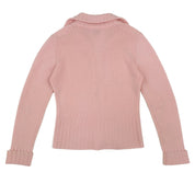 Rose Quartz Double Zip Cashmere Sweater (S)