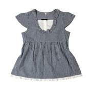 J-Fashion Coquette Gingham Babydoll Top (S)