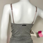 D&G Dolce & Gabbana Gray Sparkly Cami (XS/S)