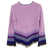 Lavender Fringe Knit (XS)