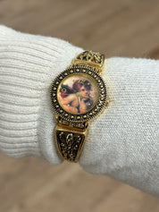 90s Gold Seiko Angel Watch