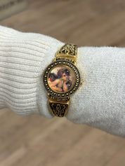 90s Gold Seiko Angel Watch