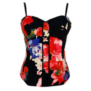 Guess Floral Bustier Top (S)