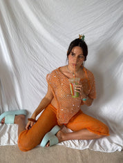 Orange Tangerine Capris (XS-2XL)