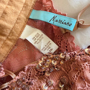 Marciano Lacy Beaded Bralette Top (XS)