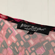 Vintage Betsey Johnson Silk Flutter Top (S)