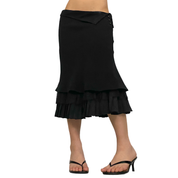 Les Copains Italian Layered Midi Skirt (S)