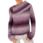 Purple Striped Sweater (S)