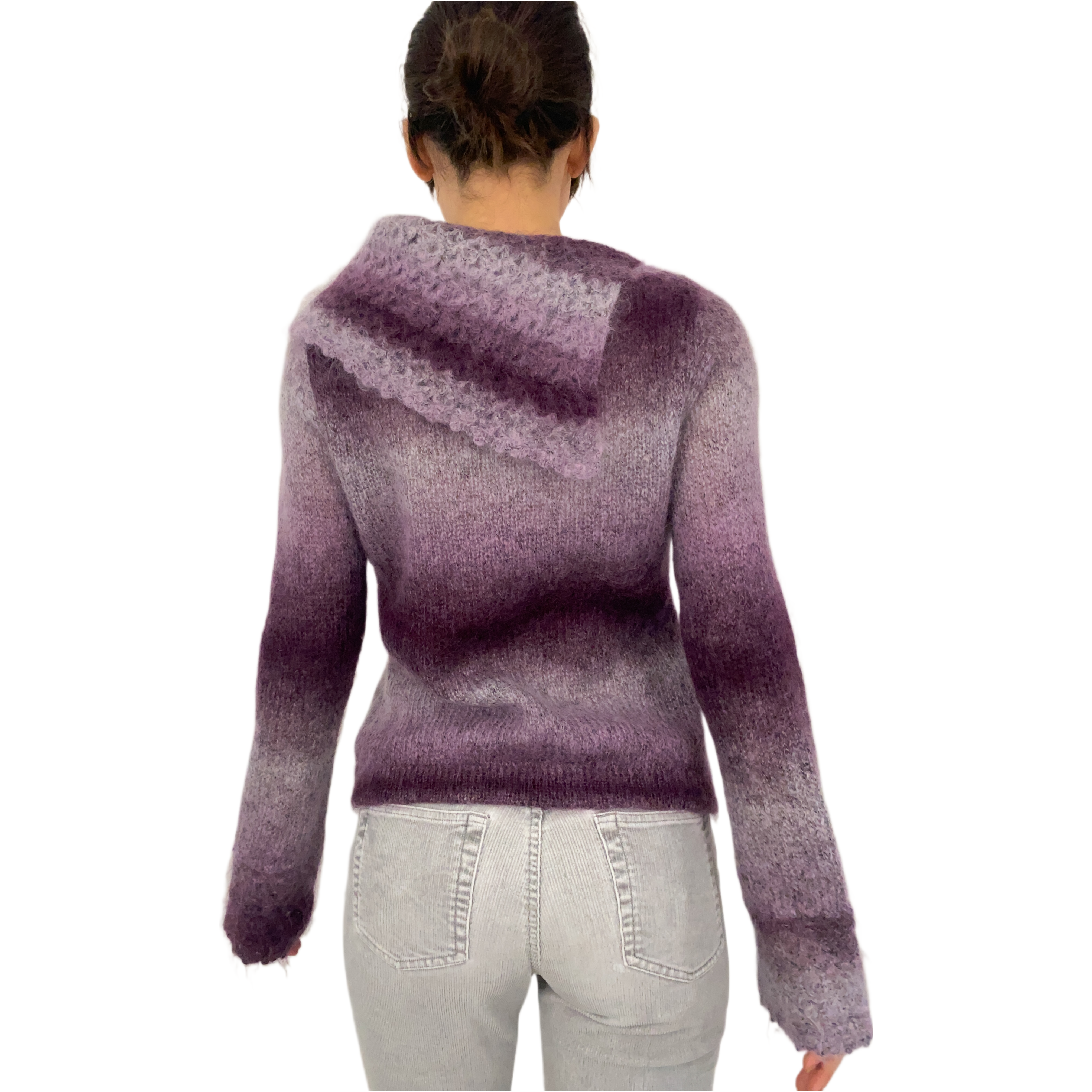 Purple Striped Sweater (S)