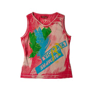 J-Fashion Abstract Graphic Tank (S)