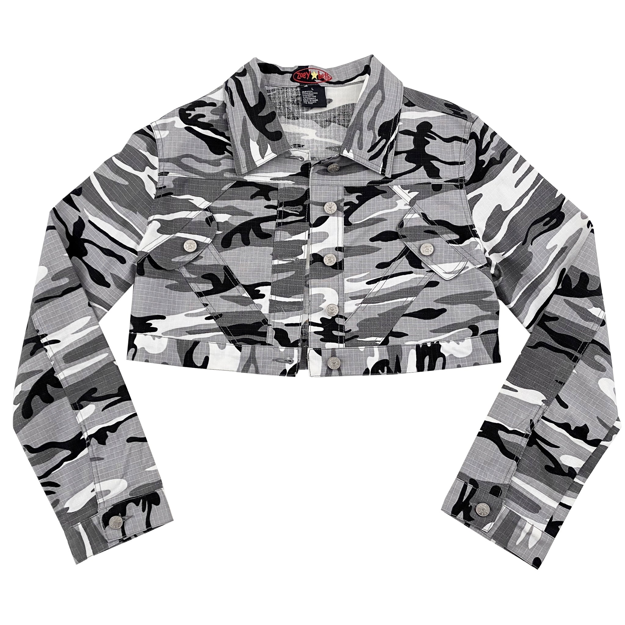 Camo Cropped Jacket (L)