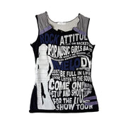 Promod Y2k Silhouette Graphic Tank (S)