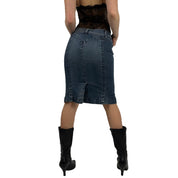 Miss Sixty 2000s Denim Midi Skirt (S)