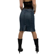 2000s Miss Sixty Denim Midi Skirt (S)