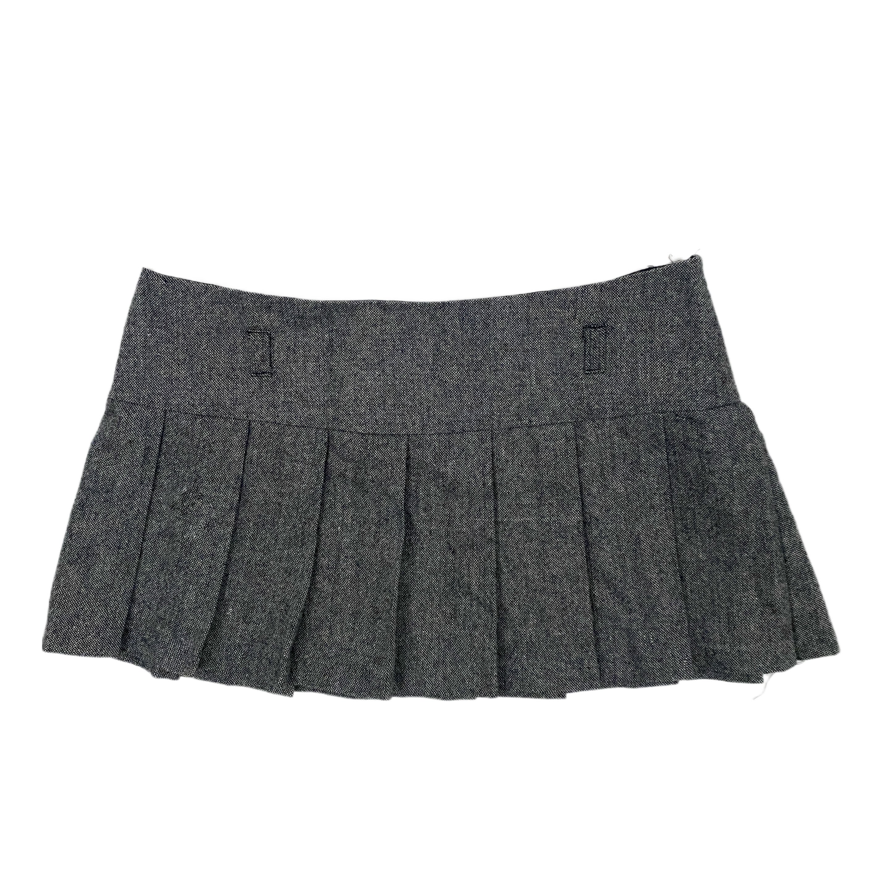 Y2K Pleated Mini Skirt (S)