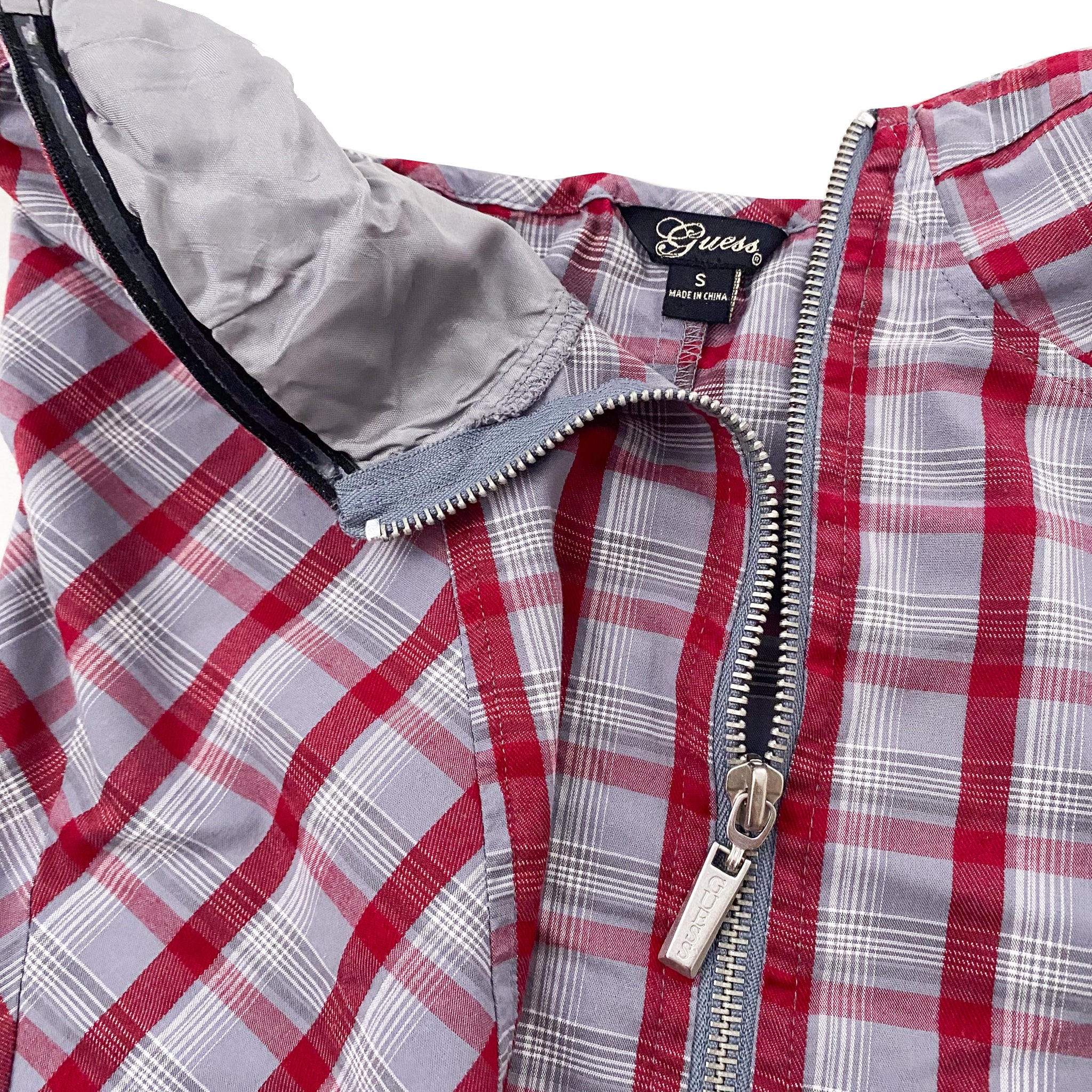 Guess Plaid Bustier (S)