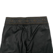 Cache Studded Leather Pants (M)