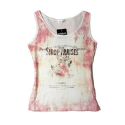 Floral Distressed Graphic Tank (S)