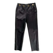 Leather Grommet Pants (M)