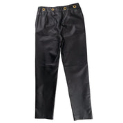 Leather Grommet Pants (M)