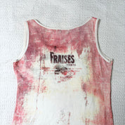Floral Distressed Graphic Tank (S)