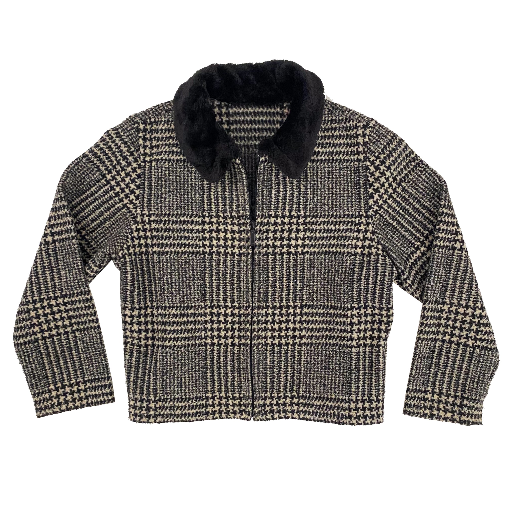 Wool Houndstooth Jacket (M)