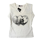 Euro Graphic Kissing Tank (S-M)