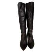 Espresso Tall Leather Boots (8.5)