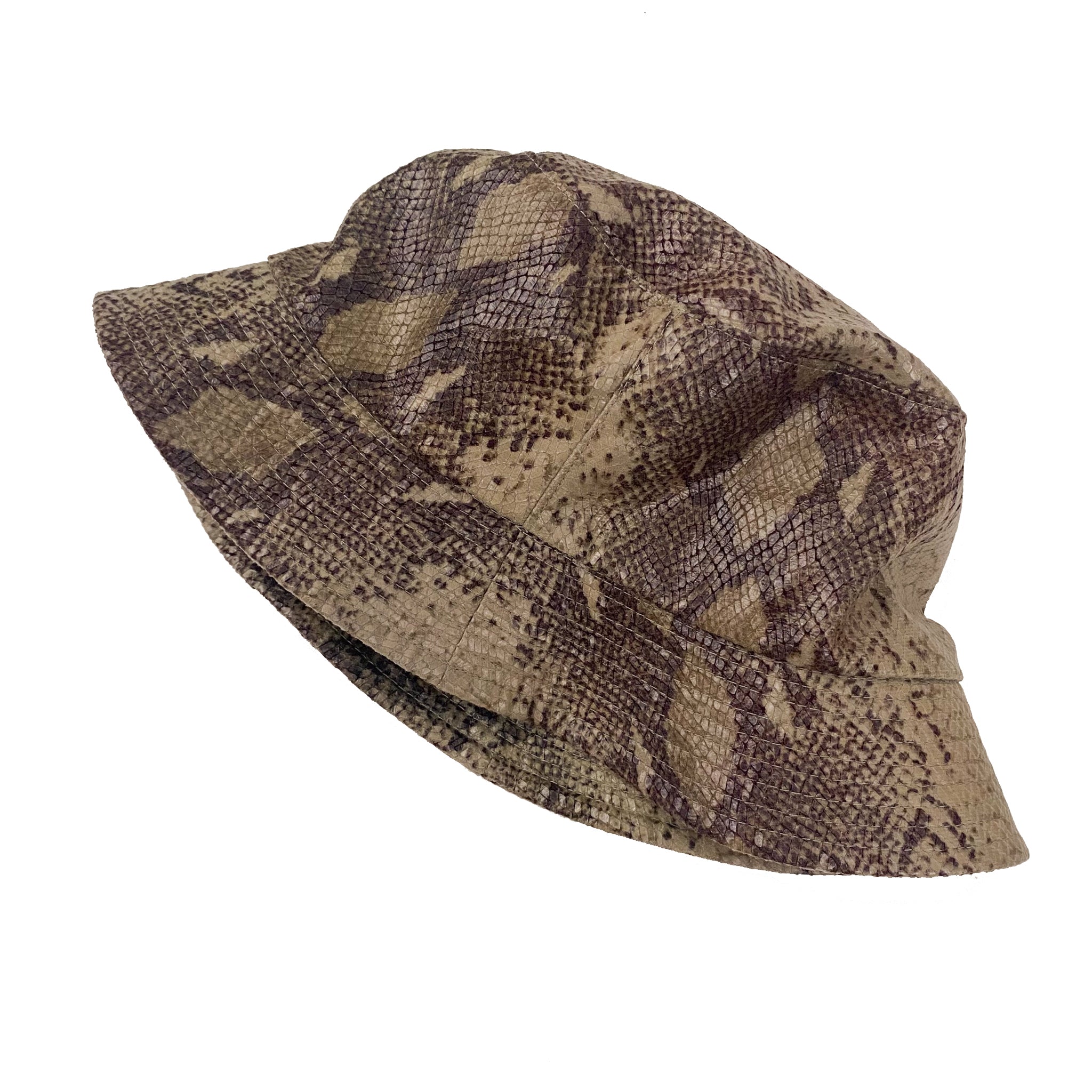 Snakeskin Bucket Hat