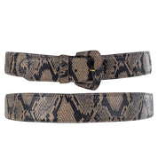 Betsey Johnson Snakeskin Belt (L)