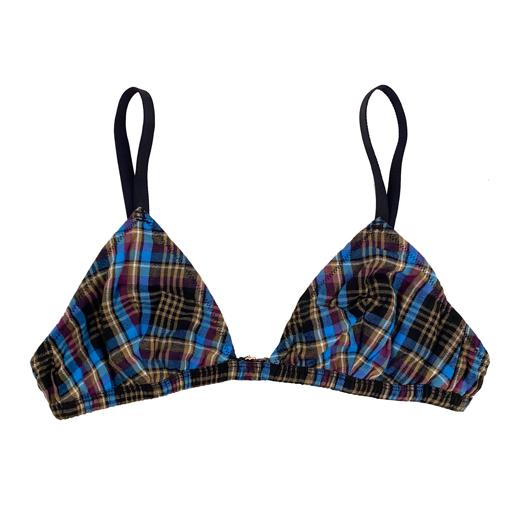 Tartan Plaid Bralette (M)